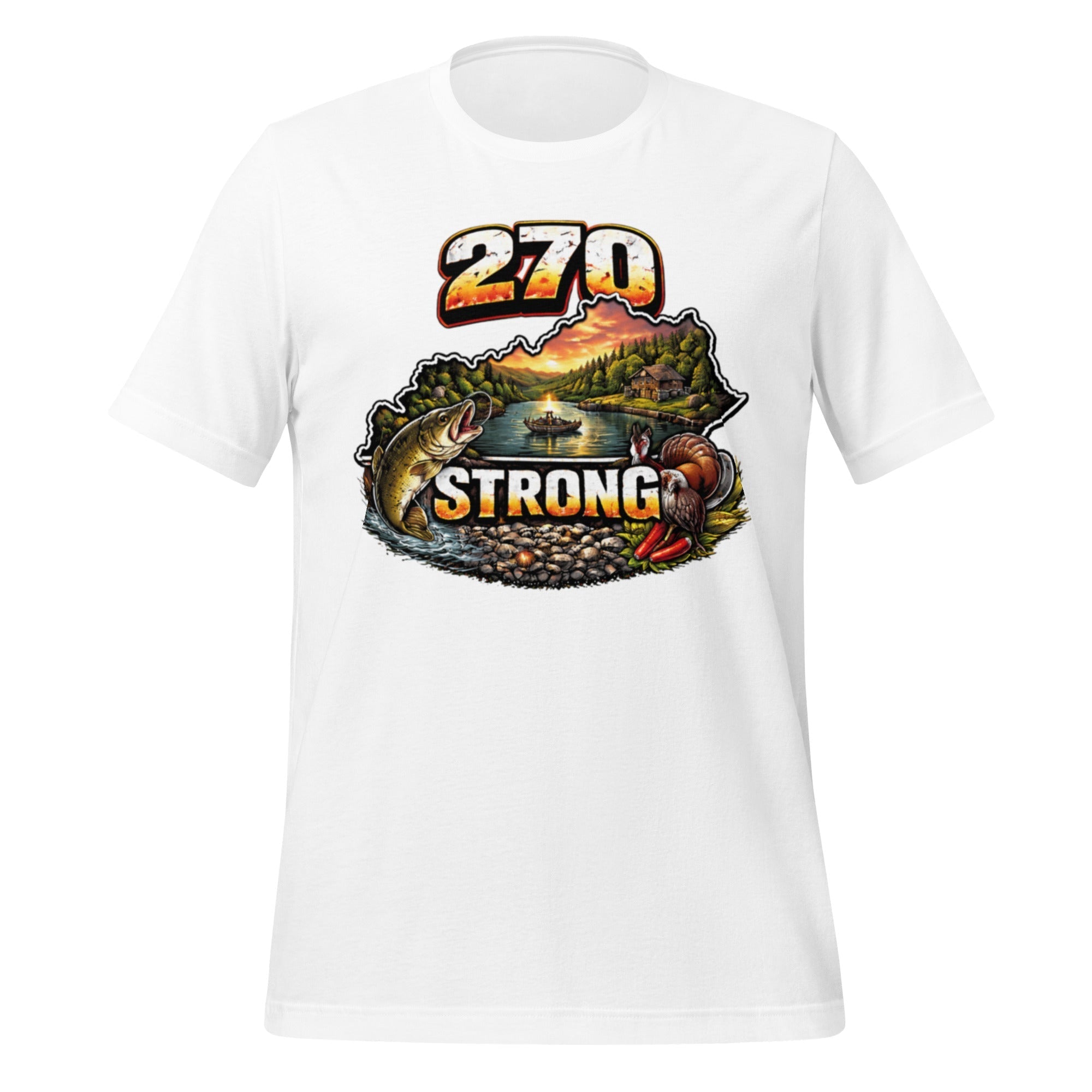 270 Strong T-Shirt | Western Kentucky Lake Life Design | Classic Cotton