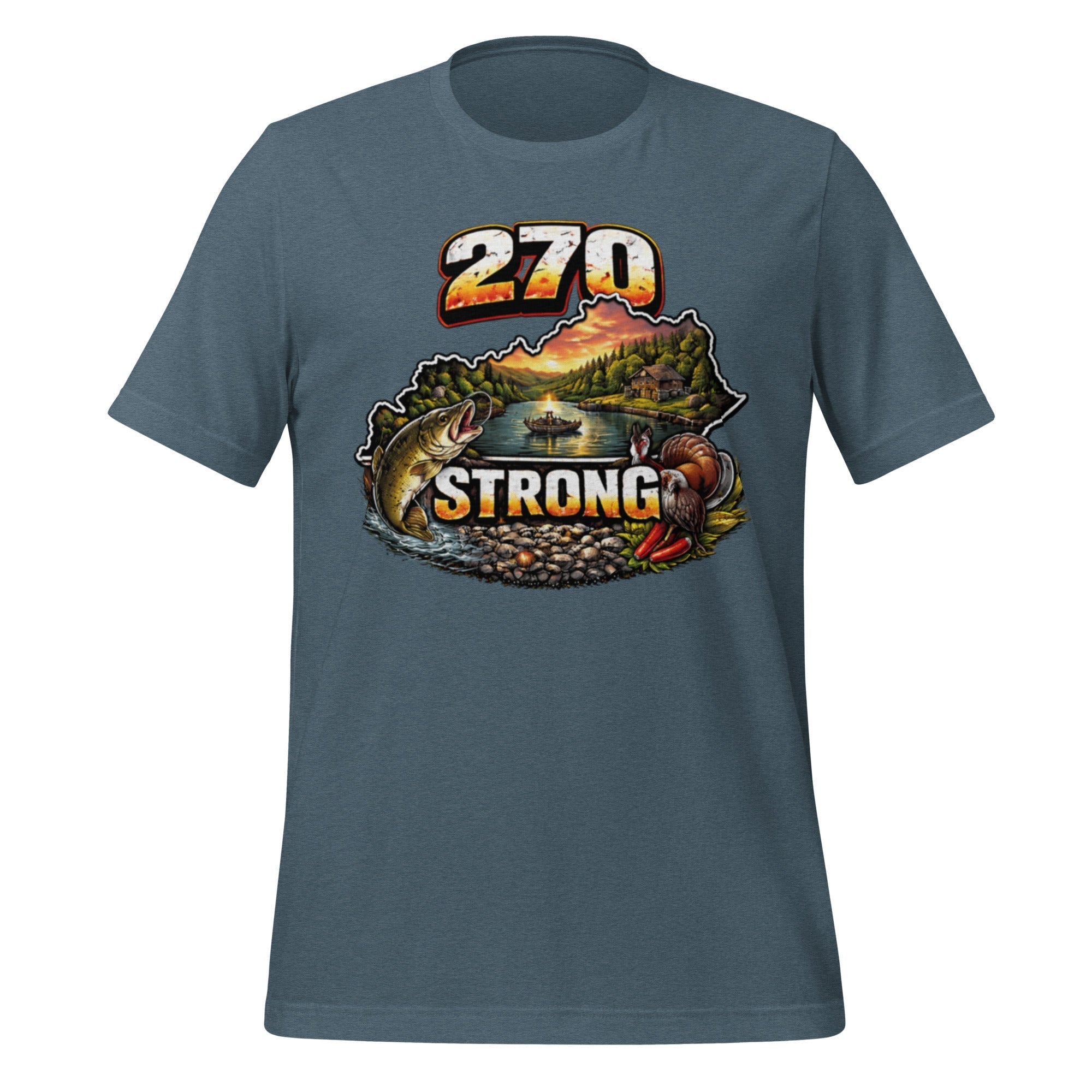 270 Strong T-Shirt | Western Kentucky Lake Life Design | Classic Cotton
