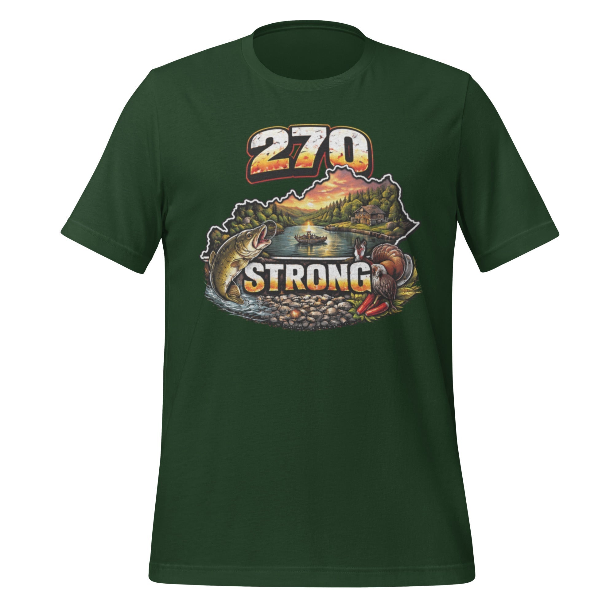 270 Strong T-Shirt | Western Kentucky Lake Life Design | Classic Cotton