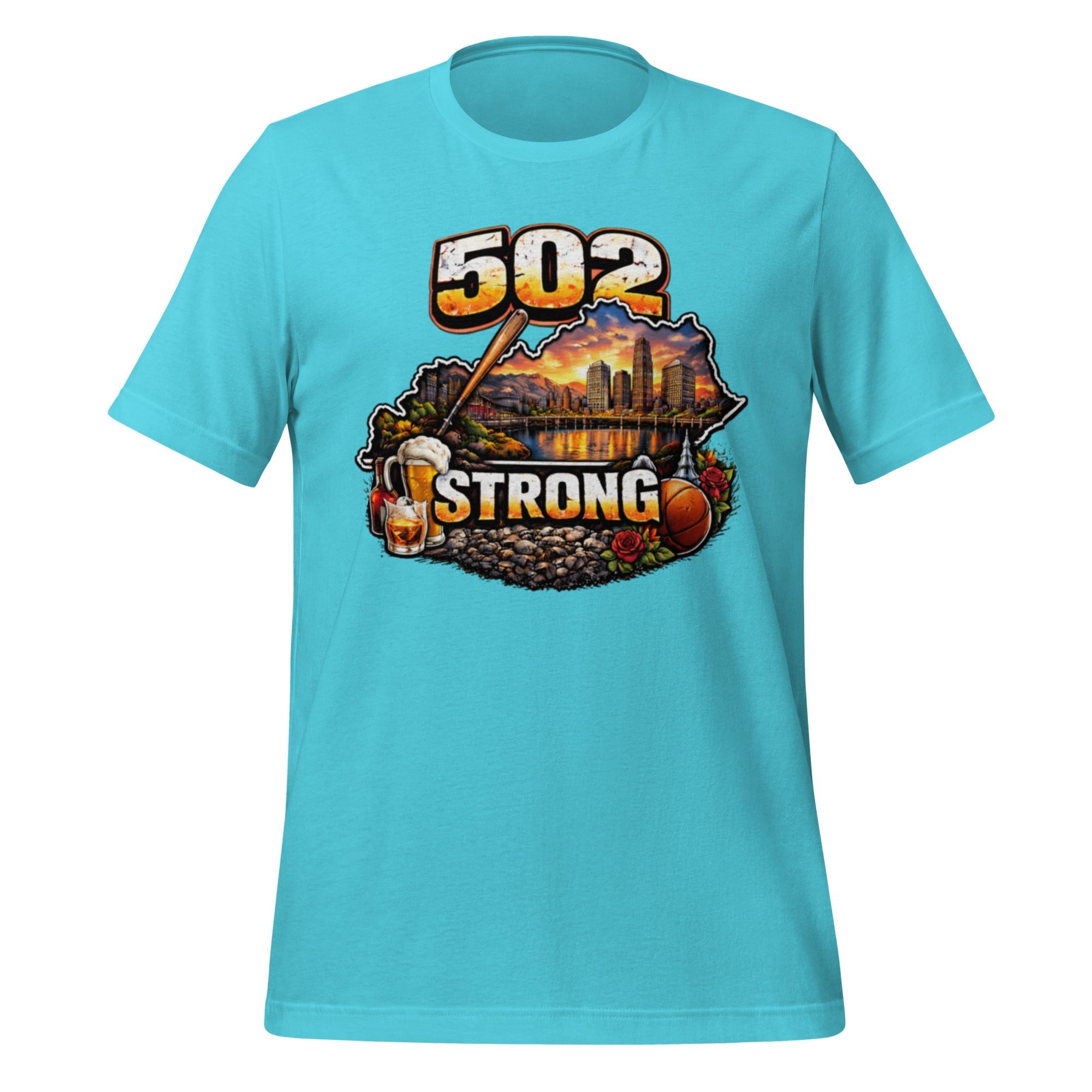 502 Strong T-Shirt | Louisville Icons Design | Classic Cotton