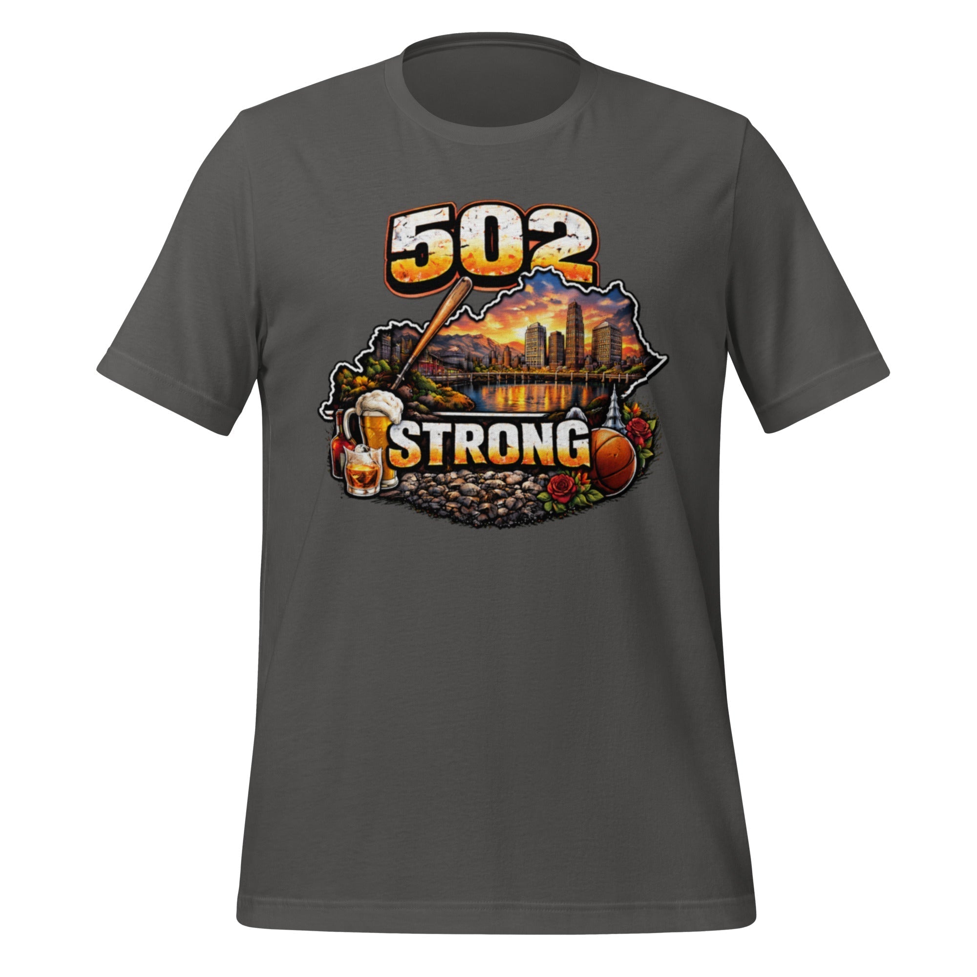 502 Strong T-Shirt | Louisville Icons Design | Classic Cotton