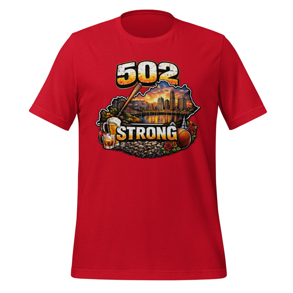 502 Strong T-Shirt | Louisville Icons Design | Classic Cotton