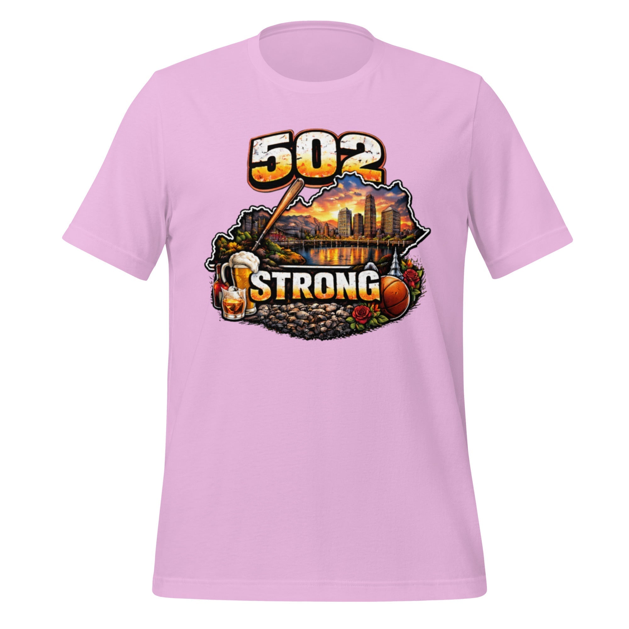 502 Strong T-Shirt | Louisville Icons Design | Classic Cotton