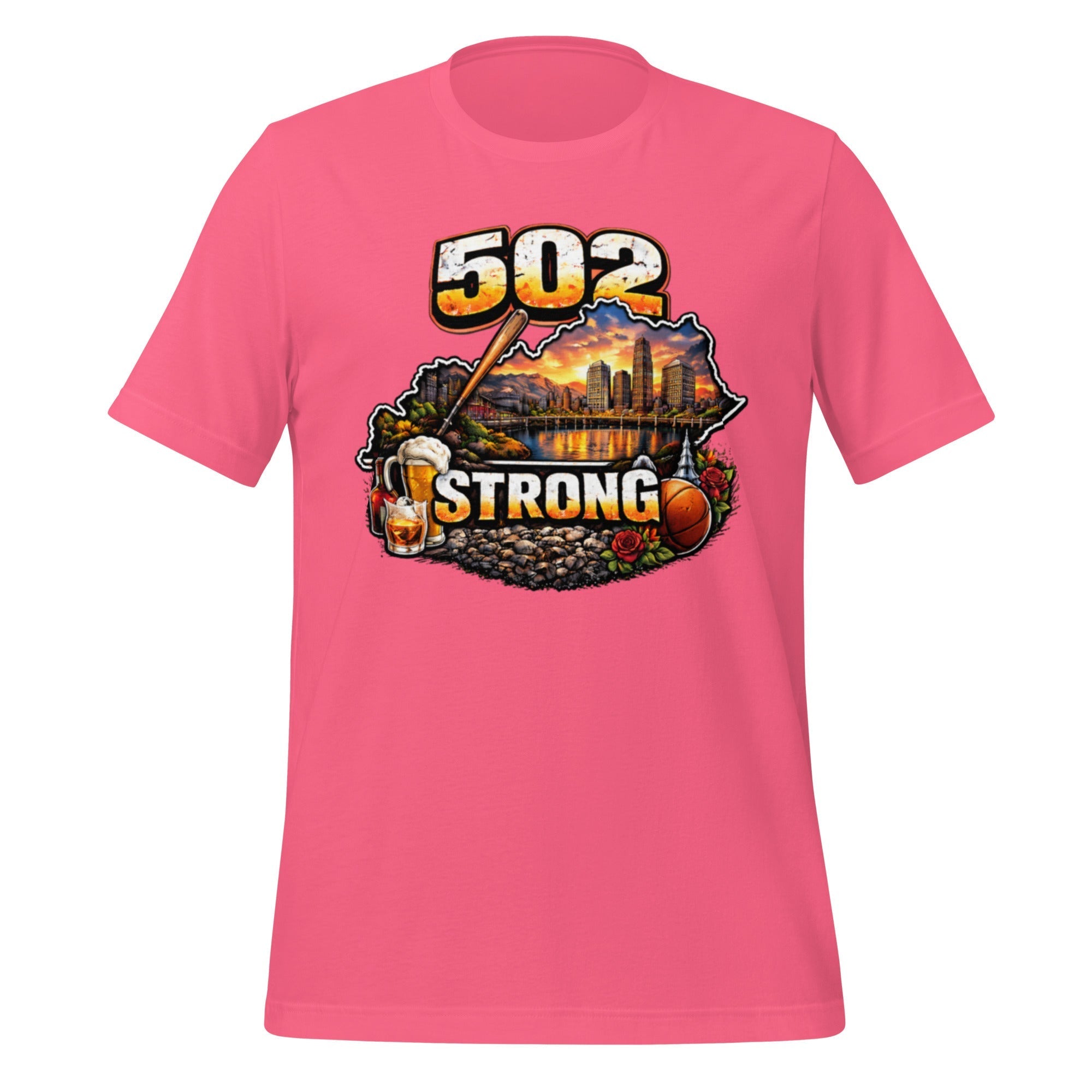 502 Strong T-Shirt | Louisville Icons Design | Classic Cotton