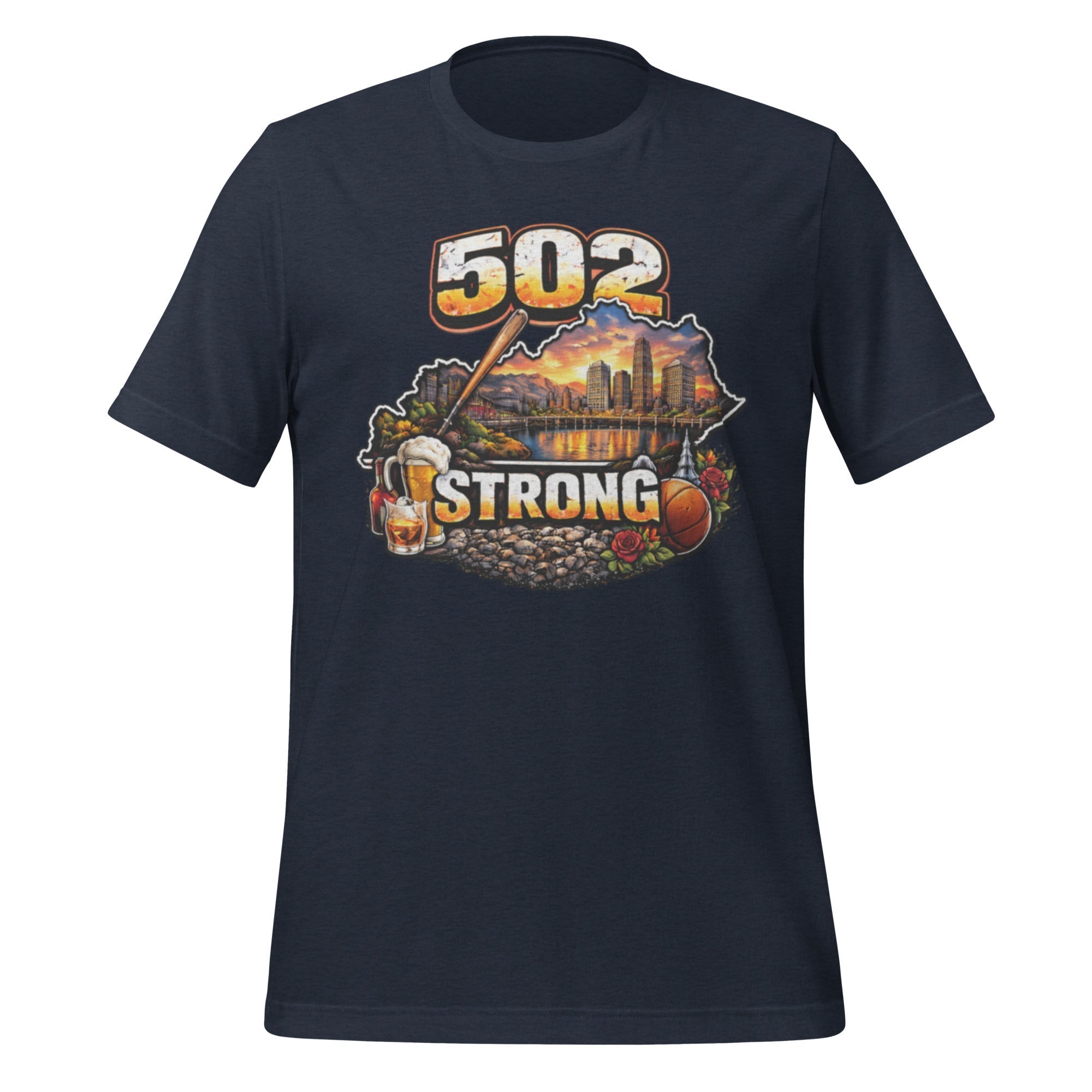 502 Strong T-Shirt | Louisville Icons Design | Classic Cotton