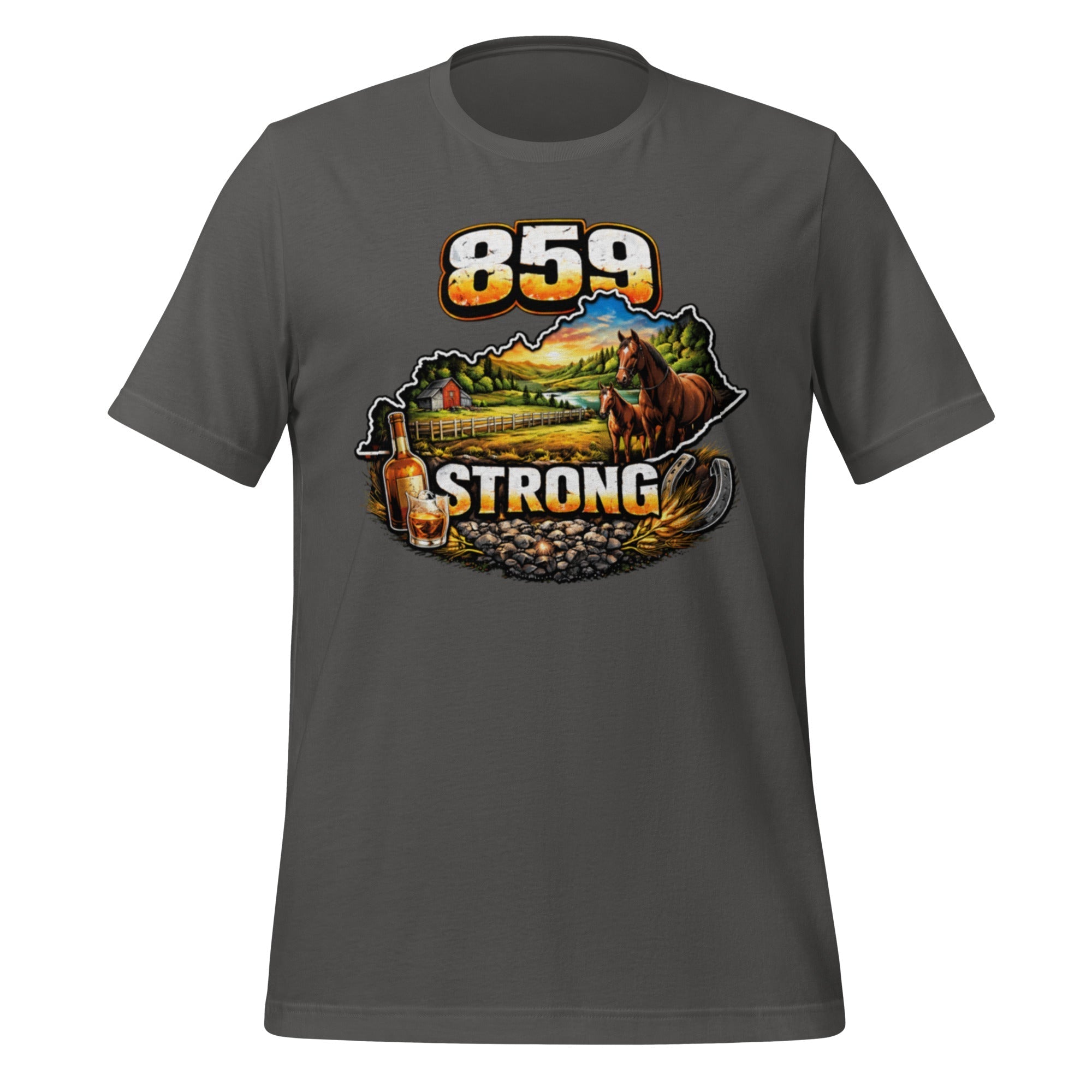 859 Strong T-Shirt | Bourbon & Horse Country Design | Classic Cotton