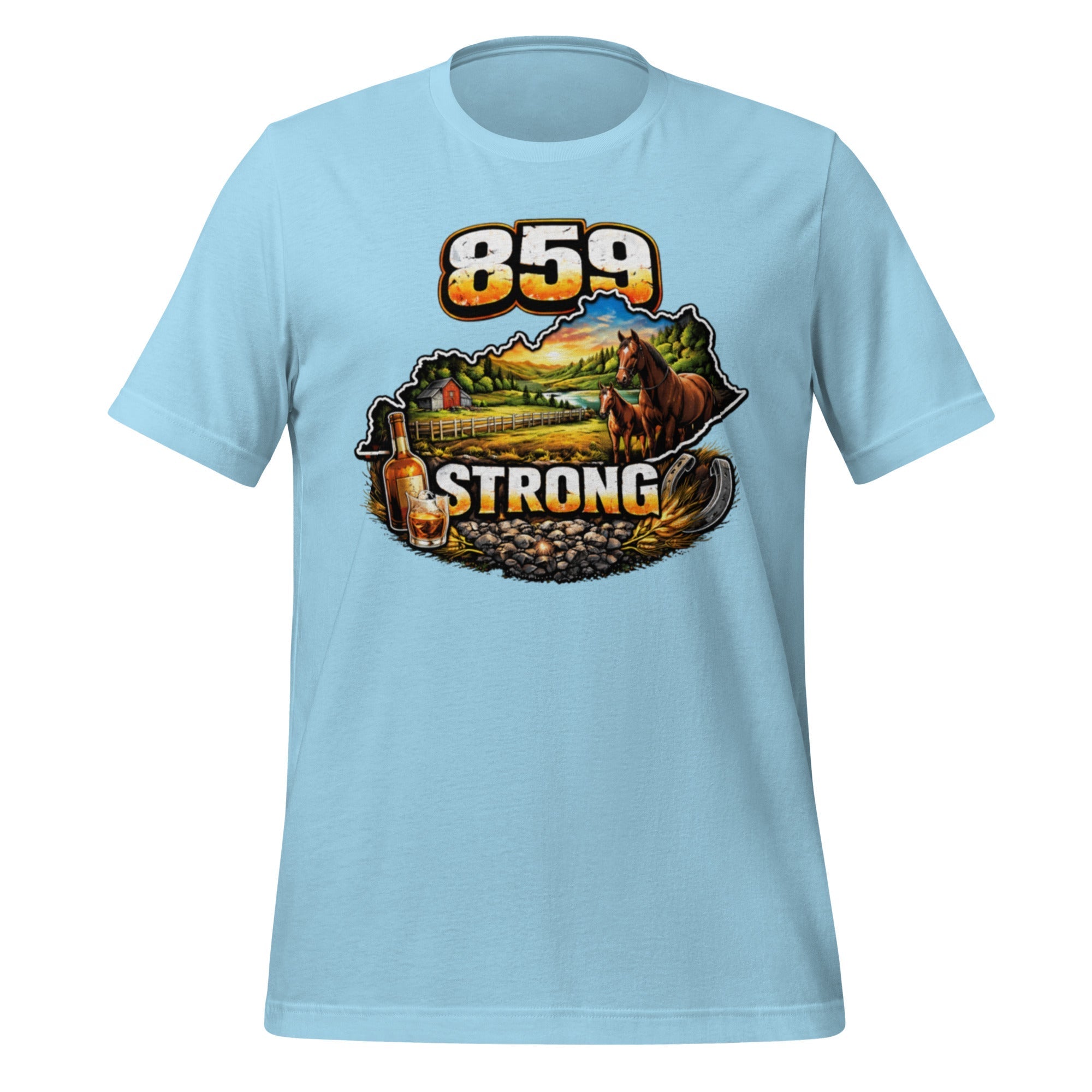 859 Strong T-Shirt | Bourbon & Horse Country Design | Classic Cotton