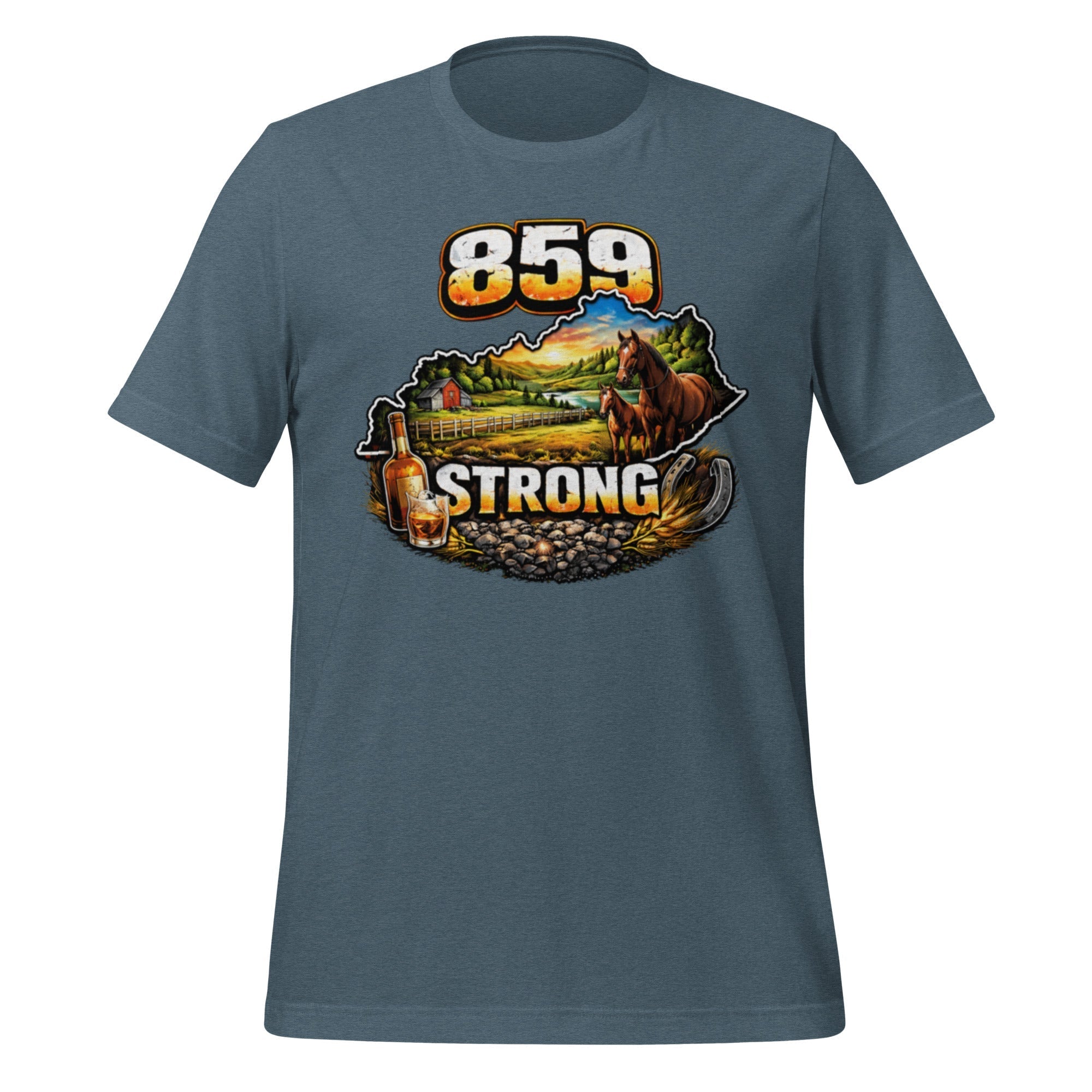 859 Strong T-Shirt | Bourbon & Horse Country Design | Classic Cotton
