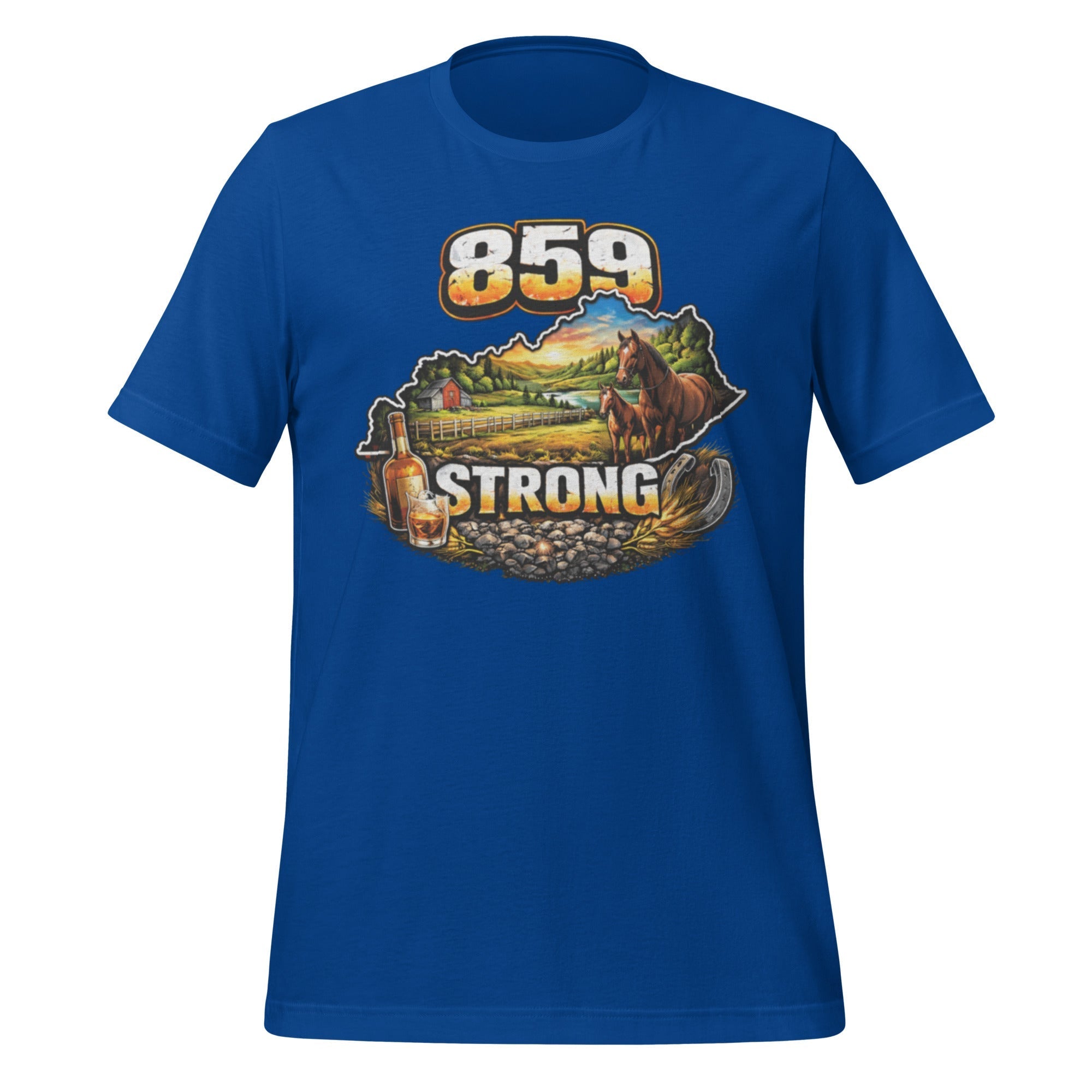 859 Strong T-Shirt | Bourbon & Horse Country Design | Classic Cotton