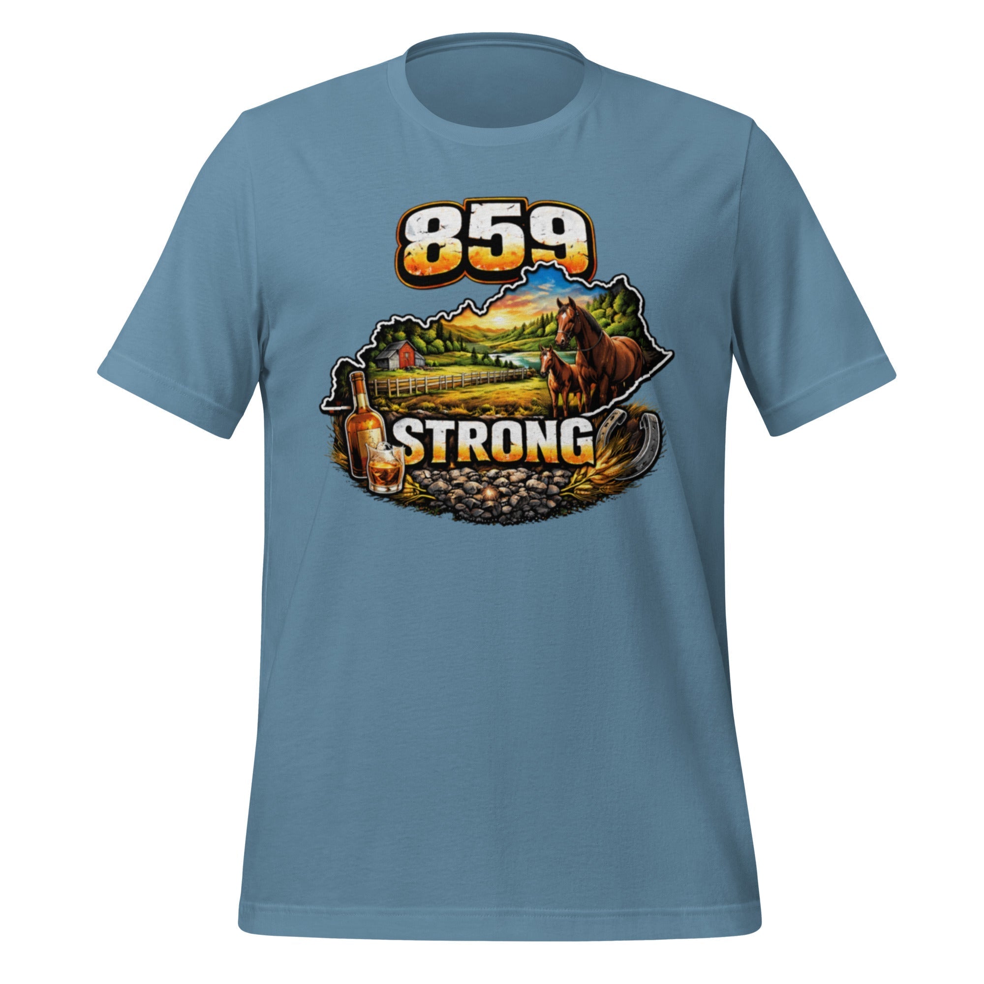 859 Strong T-Shirt | Bourbon & Horse Country Design | Classic Cotton