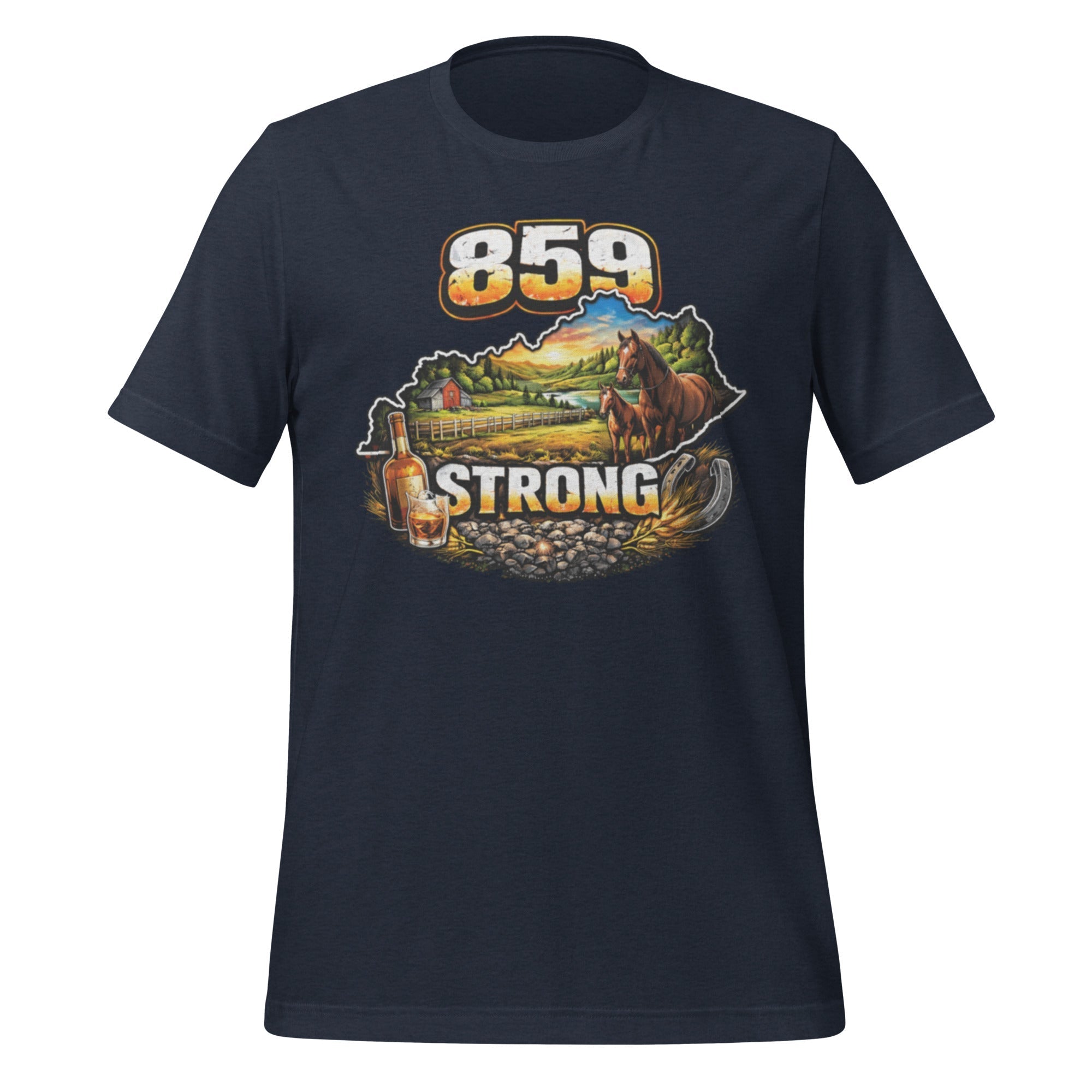 859 Strong T-Shirt | Bourbon & Horse Country Design | Classic Cotton