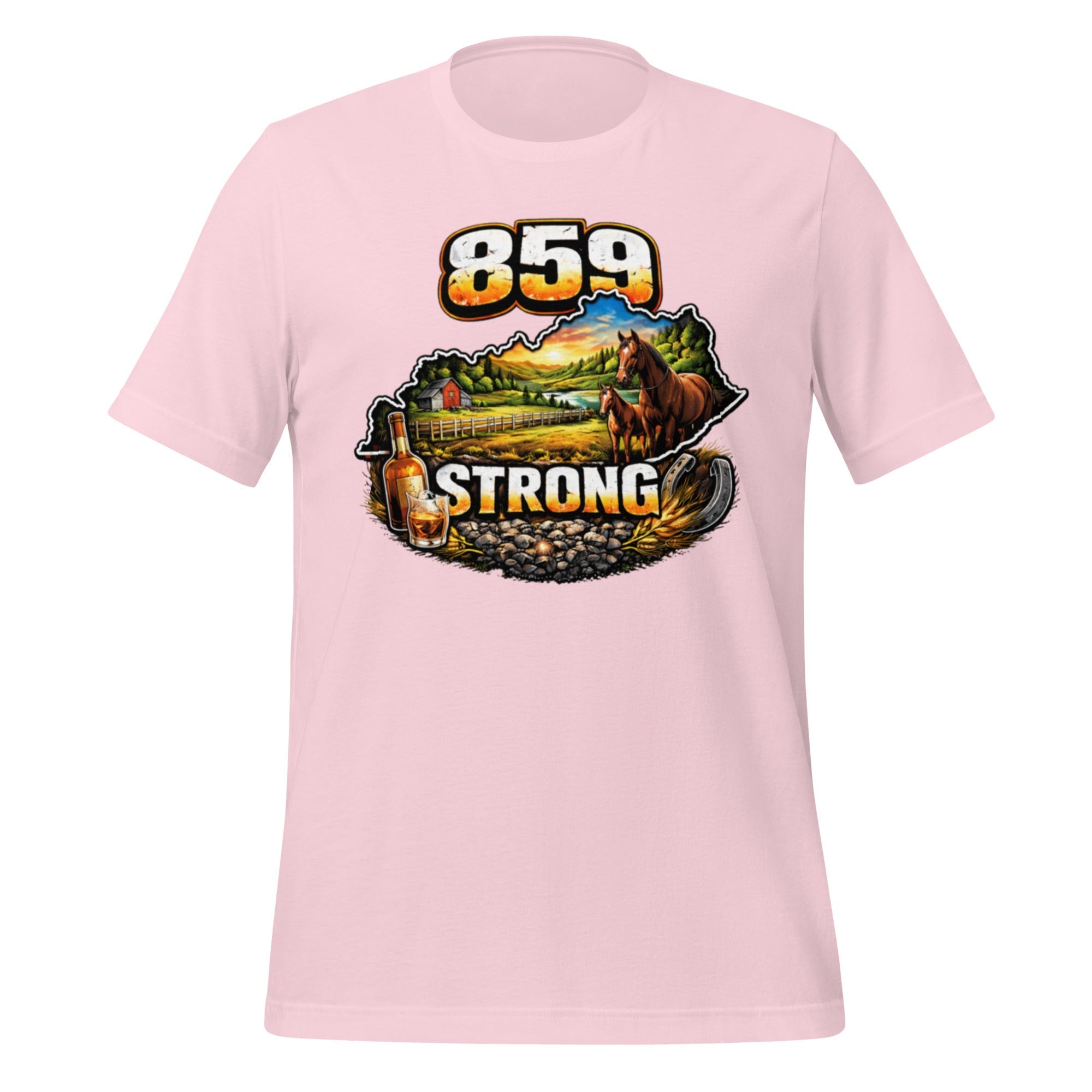859 Strong T-Shirt | Bourbon & Horse Country Design | Classic Cotton