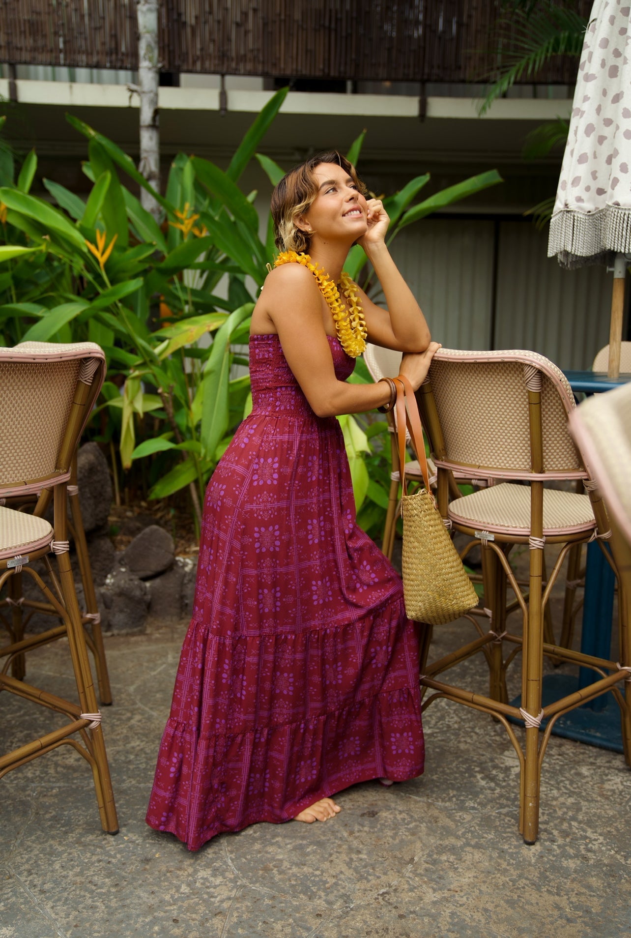 Mango Sunset Maile Dress