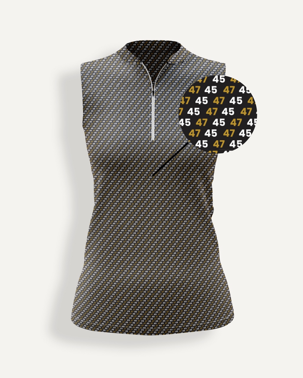 Mrs. Golden Age Sleeveless Polo