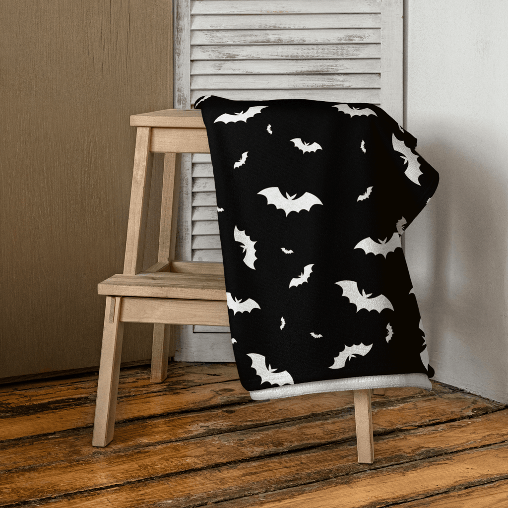 Blackout Batty Beach Towel