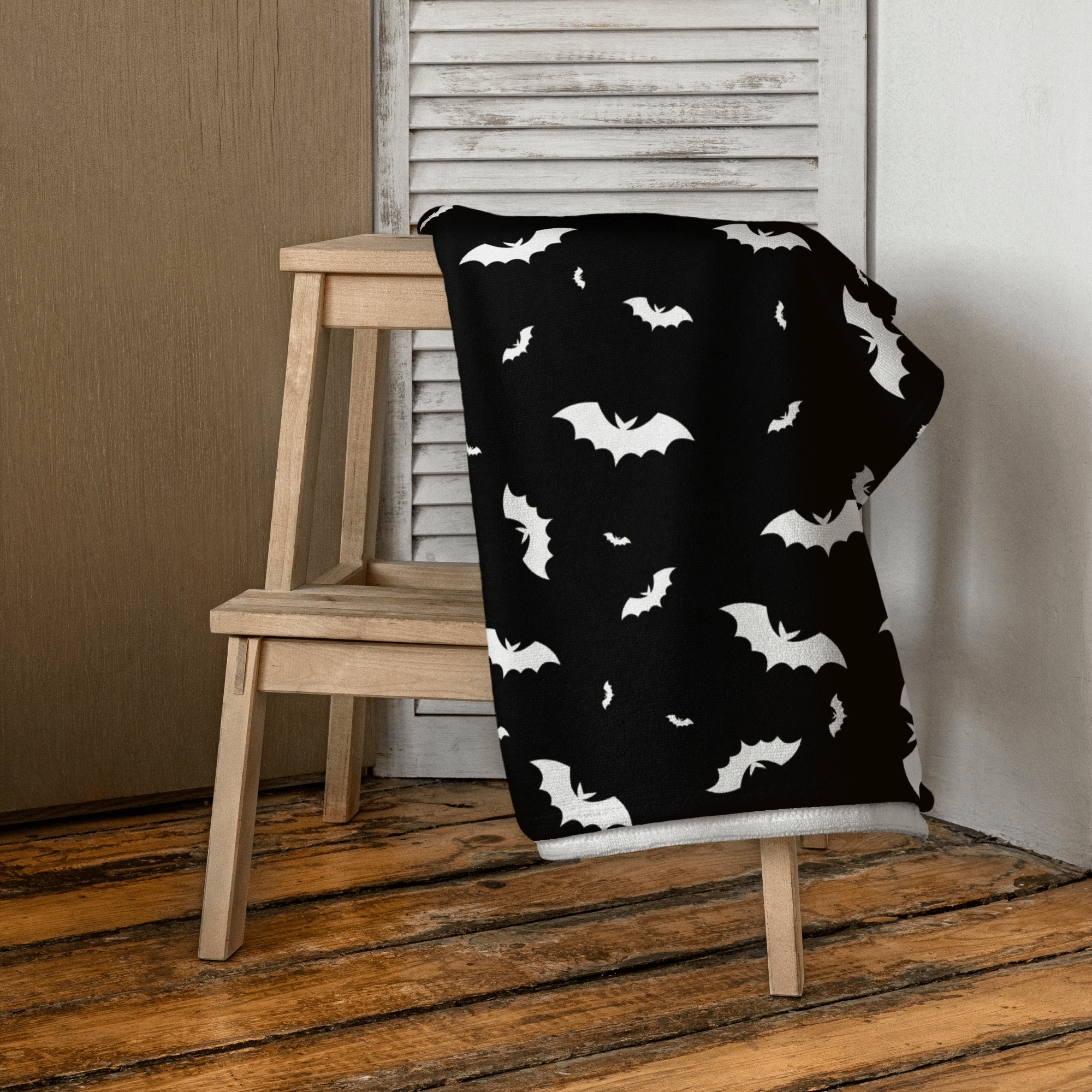 Blackout Batty Beach Towel