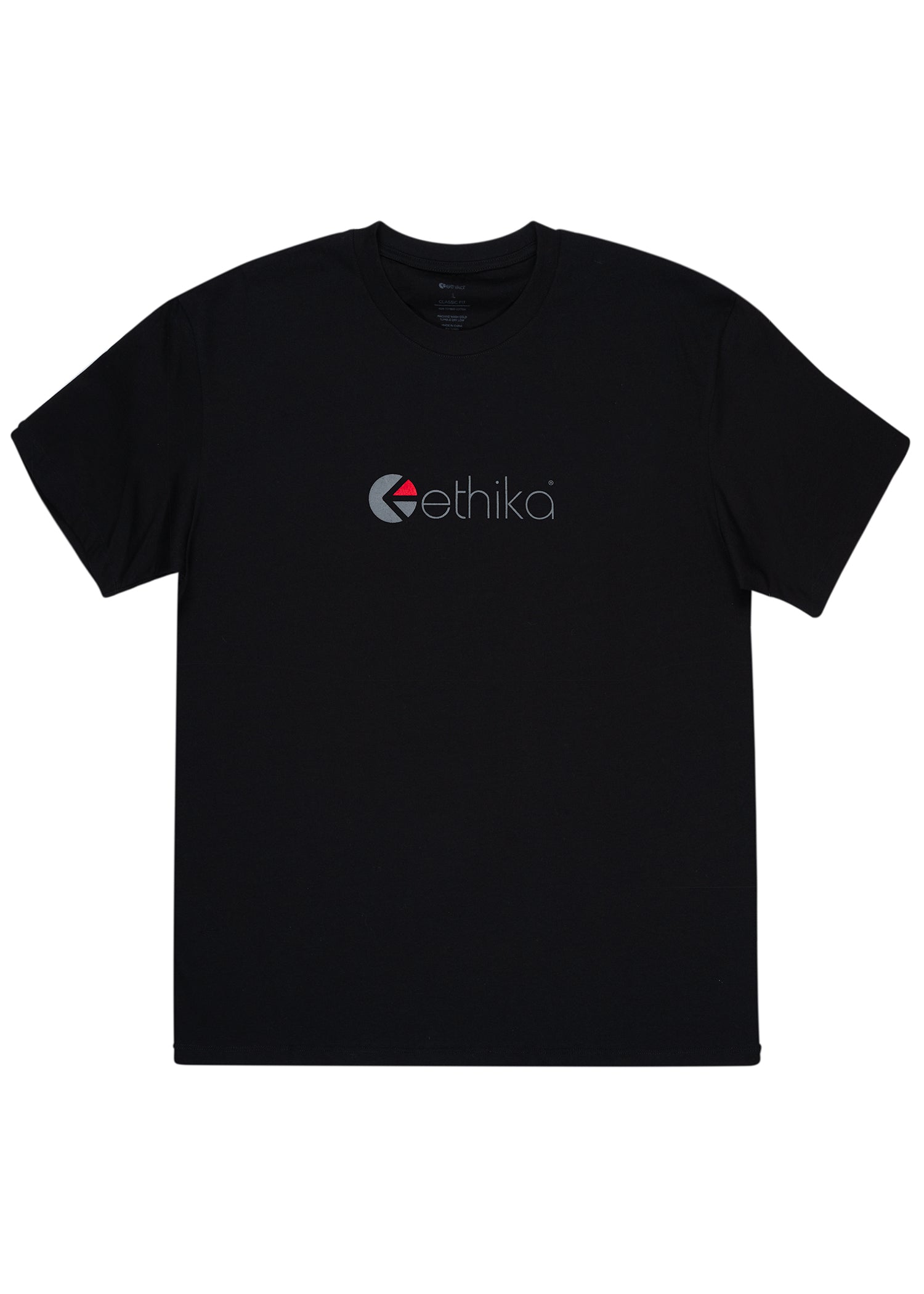 Ethika Logo - Black | Mens Graphic Tee