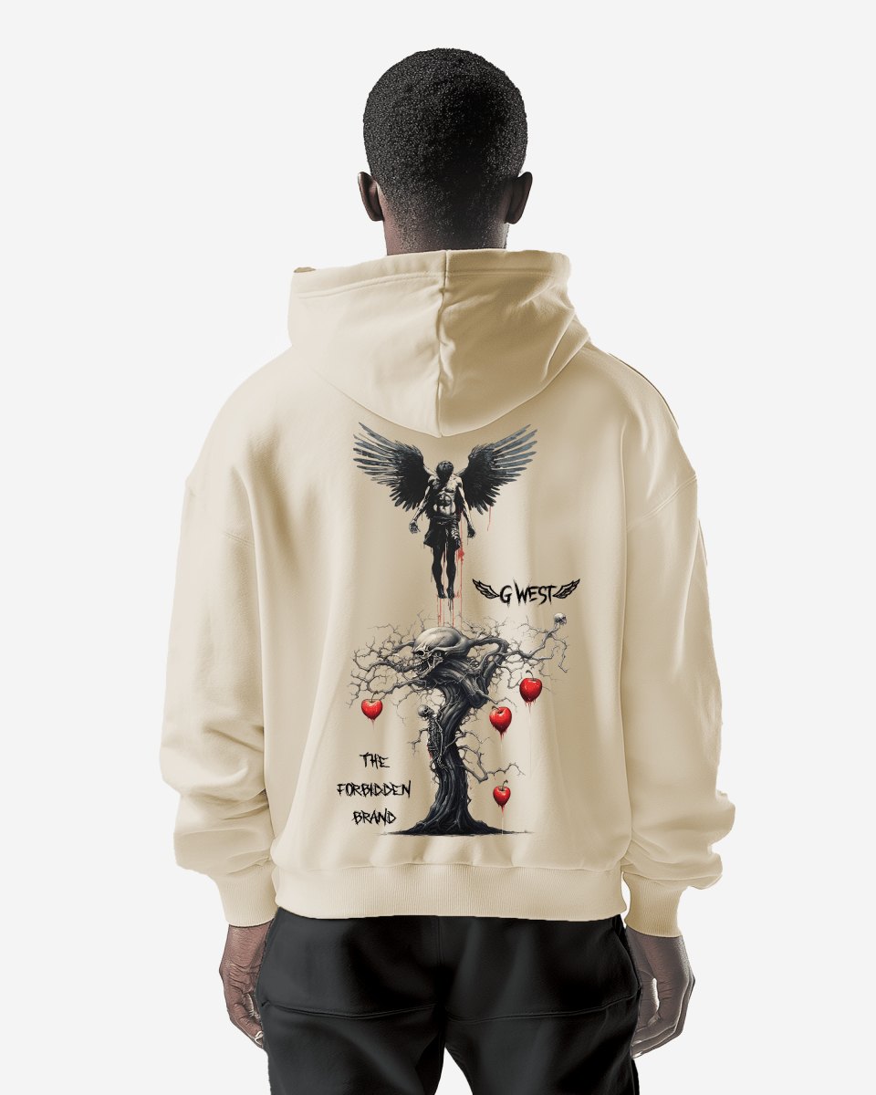 G West Mens Forbidden Brand Heavy Premium Oversize Hoodie