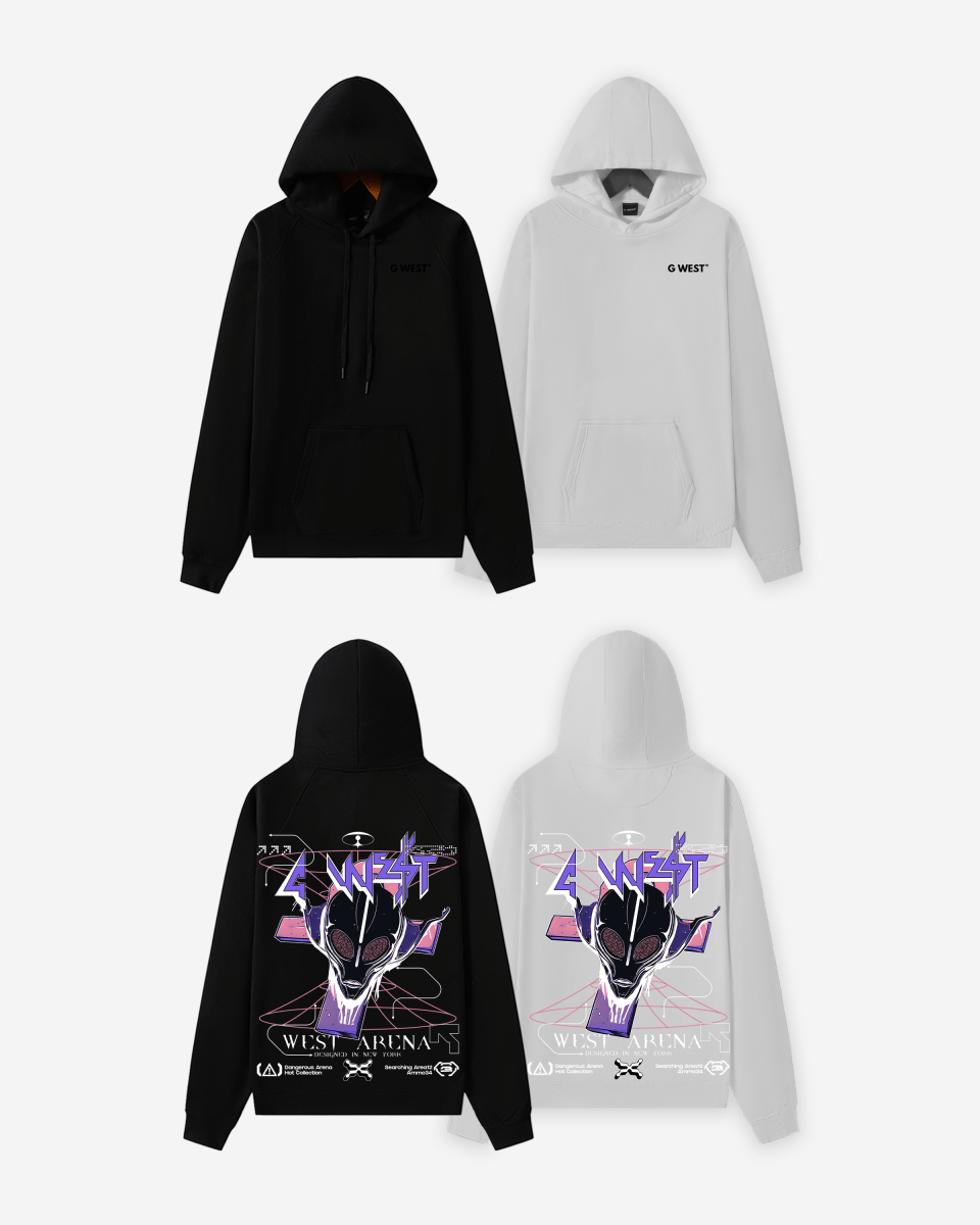 G West Mens Future Journey Oversize Hoodie