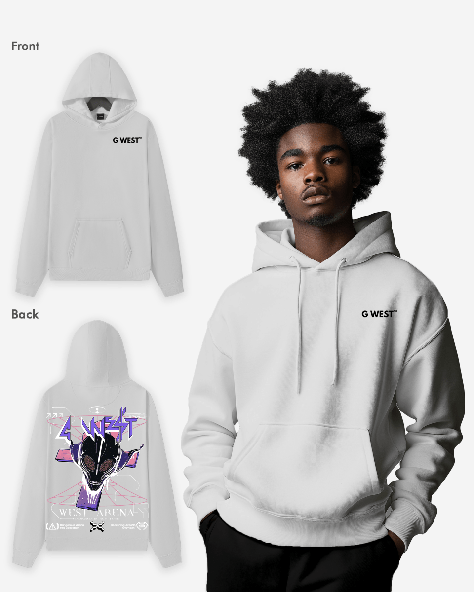 G West Mens Future Journey Oversize Hoodie