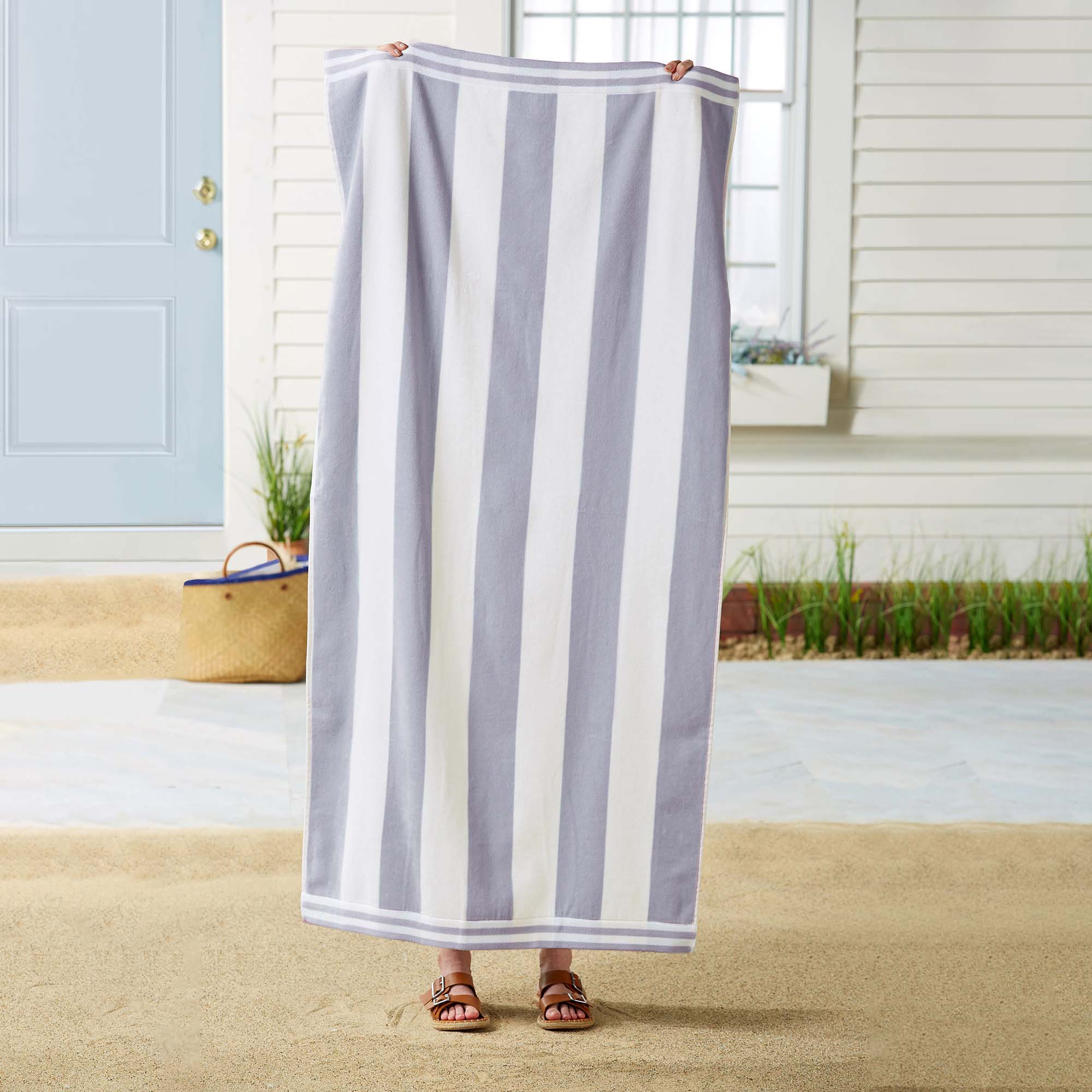 4 Pack Striped Cabana Oversized Beach Towel - Edgartown