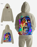 G West Mens Flaming Zombie Heavy Premium Hoodie