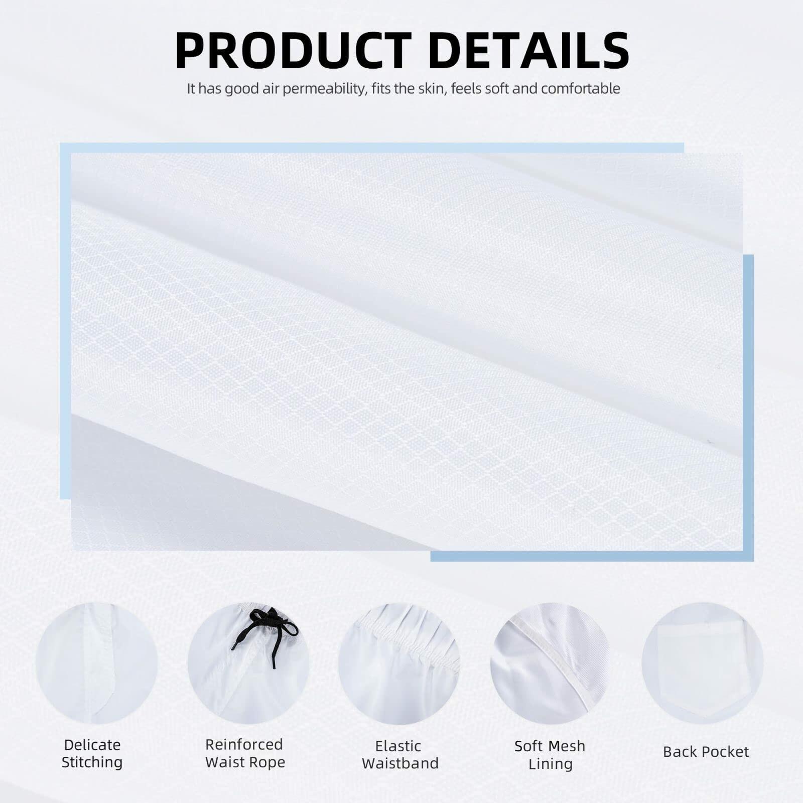 SolAzul Men’s Quick Dry Swimming Trunks Beach Board Shorts with Pockets L