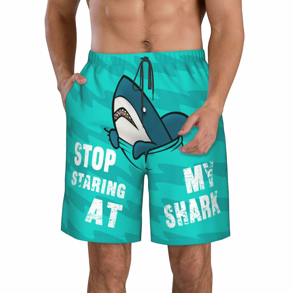 SolAzul Men’s Quick Dry Swimming Trunks Beach Board Shorts with Pockets L